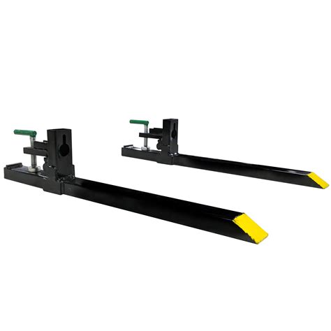 titan attachments light-duty clamp-on pallet forks loader or skid steer|clamp on loader bucket.